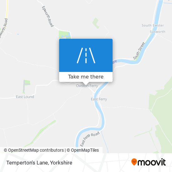 Temperton's Lane map
