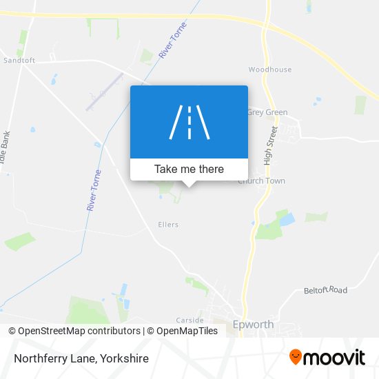 Northferry Lane map