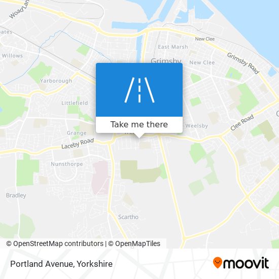 Portland Avenue map