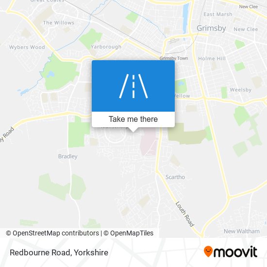 Redbourne Road map
