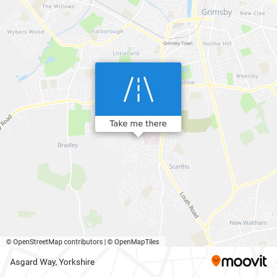 Asgard Way map