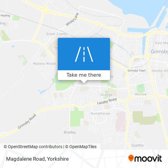 Magdalene Road map