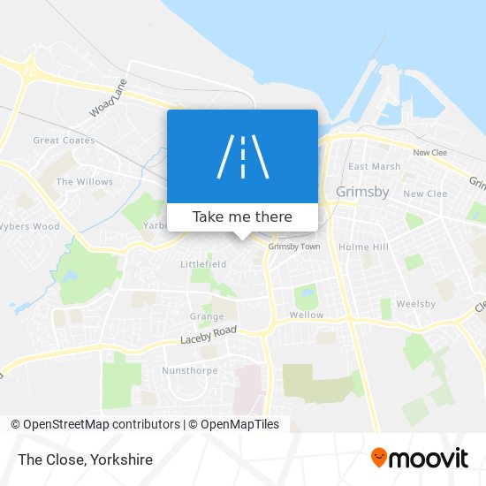 The Close map