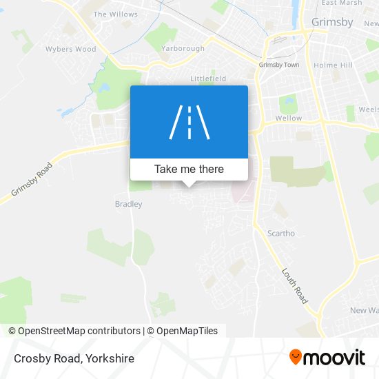 Crosby Road map