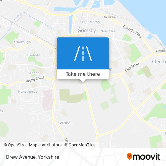 Drew Avenue map