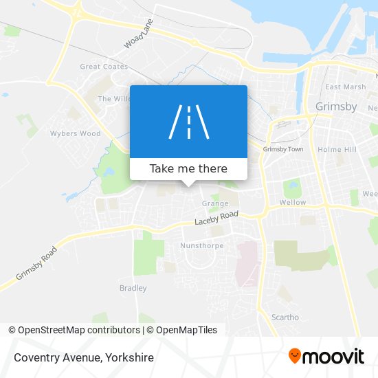 Coventry Avenue map