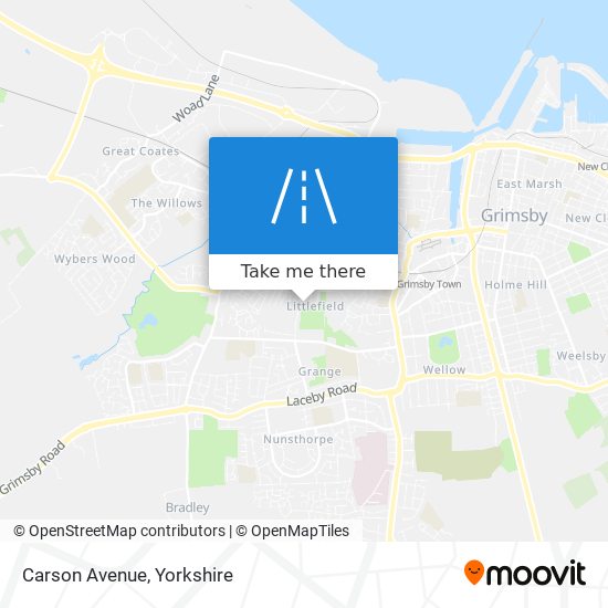 Carson Avenue map