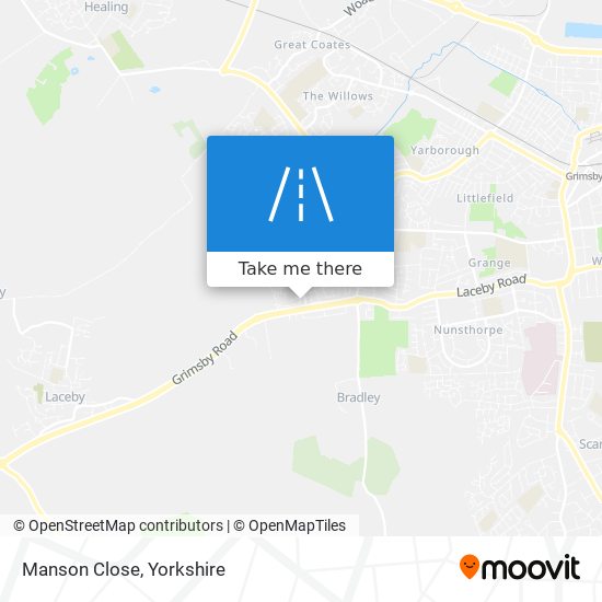 Manson Close map