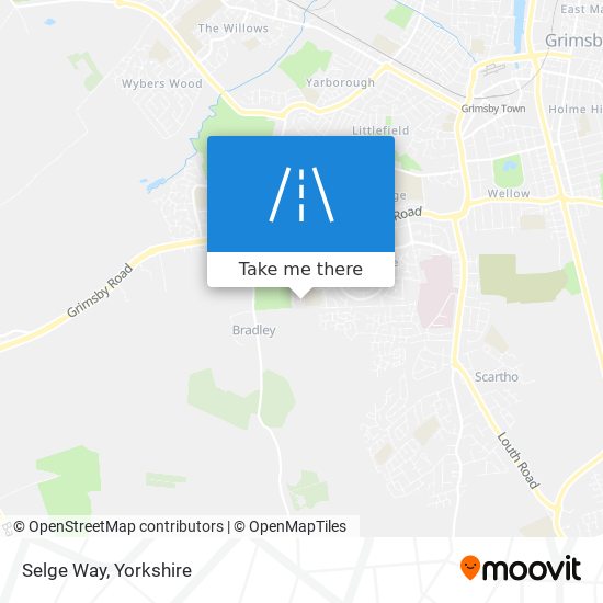 Selge Way map