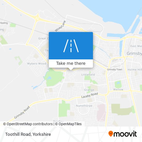 Toothill Road map