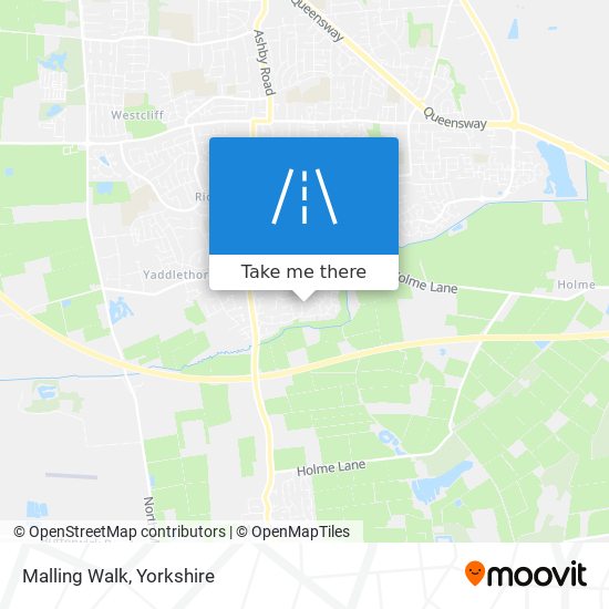 Malling Walk map