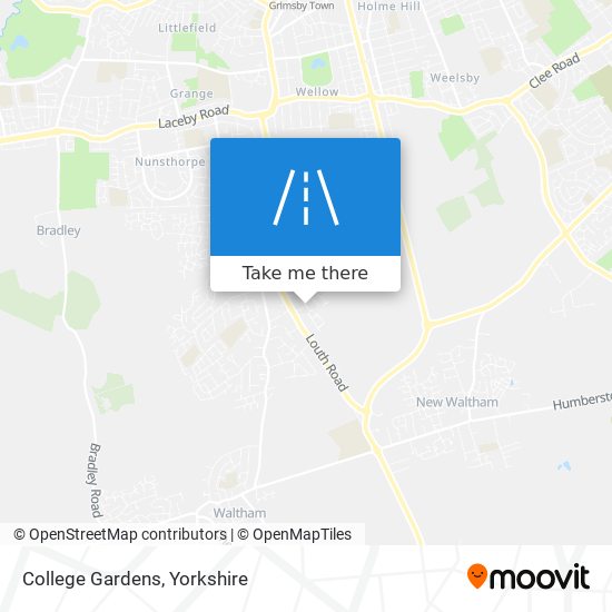 College Gardens map