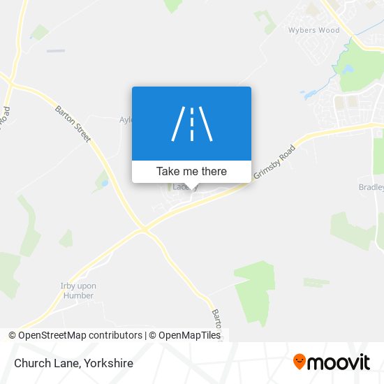 Church Lane map
