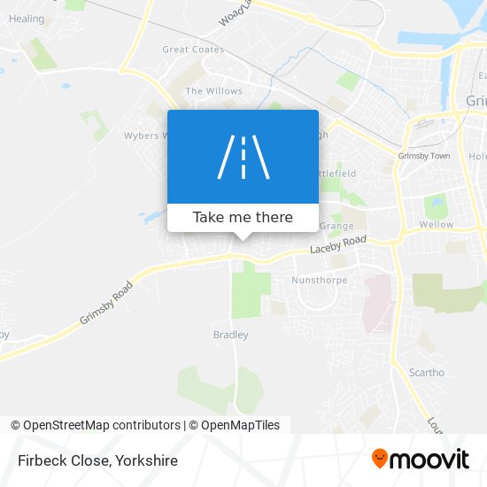 Firbeck Close map