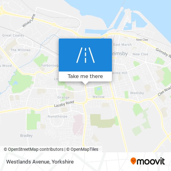 Westlands Avenue map