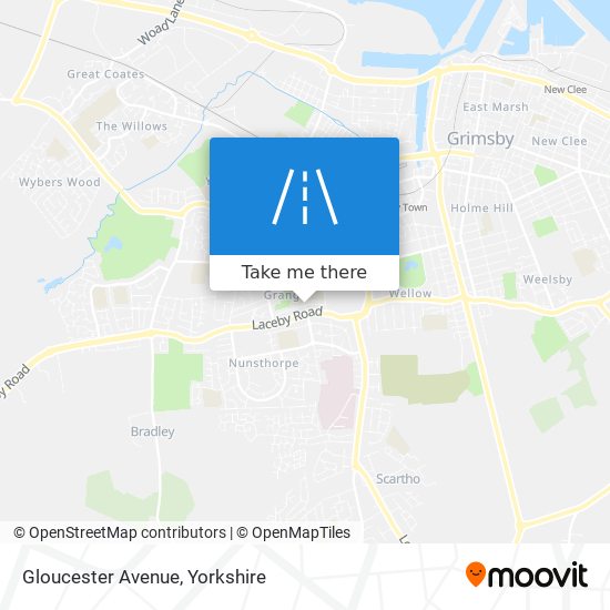Gloucester Avenue map