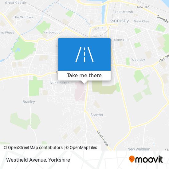 Westfield Avenue map