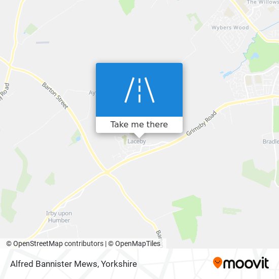 Alfred Bannister Mews map