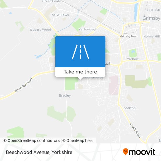 Beechwood Avenue map