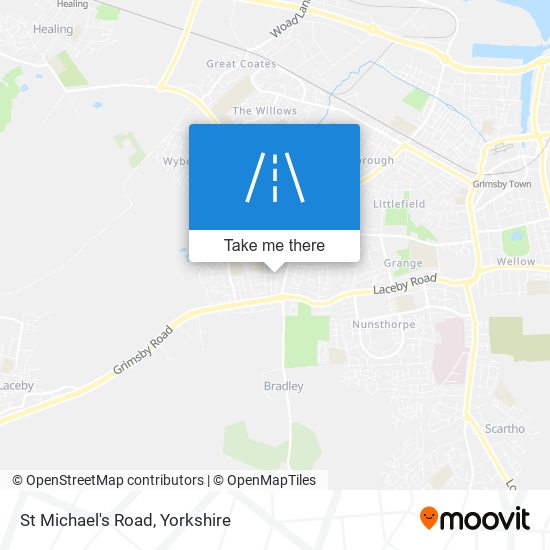 St Michael's Road map