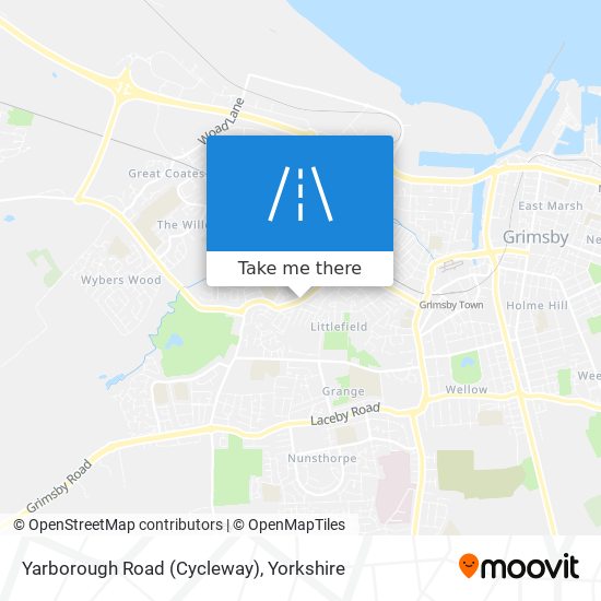 Yarborough Road (Cycleway) map