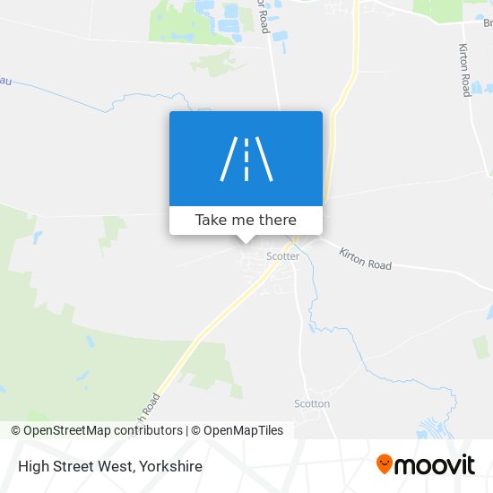 High Street West map