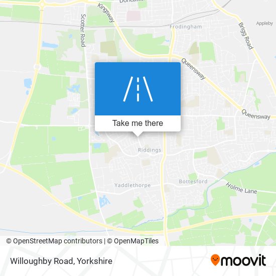 Willoughby Road map