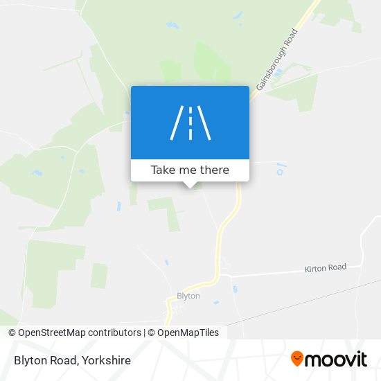 Blyton Road map