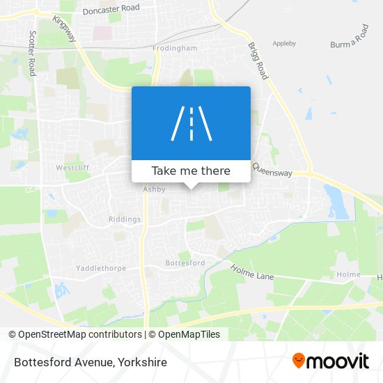 Bottesford Avenue map