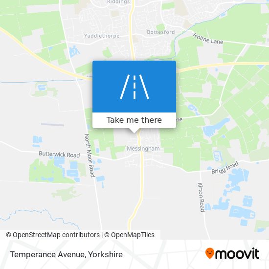 Temperance Avenue map
