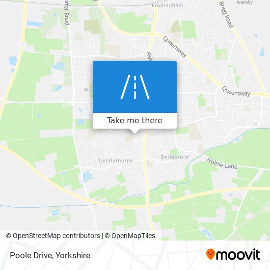 Poole Drive map