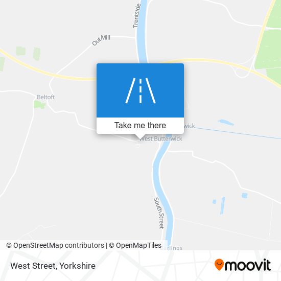West Street map