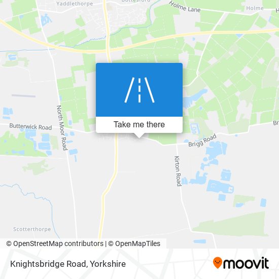 Knightsbridge Road map