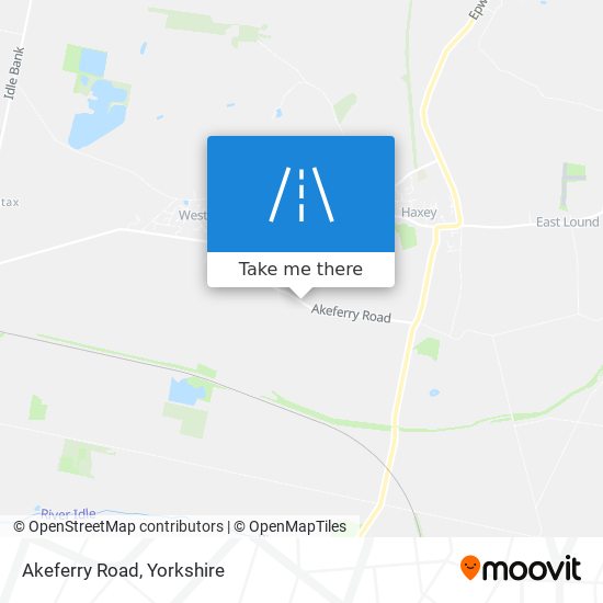 Akeferry Road map