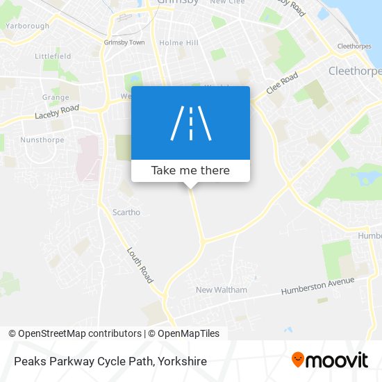 Peaks Parkway Cycle Path map