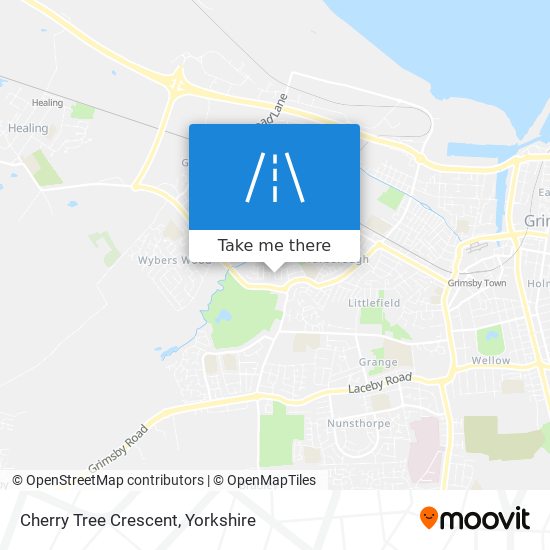 Cherry Tree Crescent map