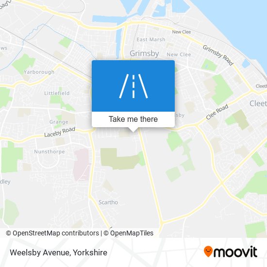 Weelsby Avenue map