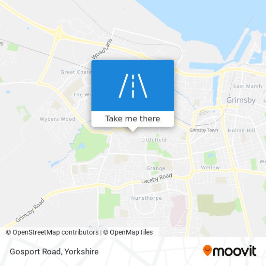 Gosport Road map