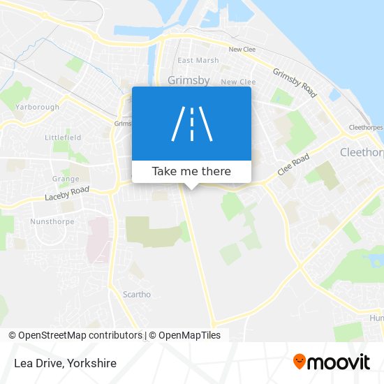 Lea Drive map