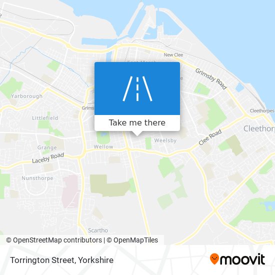 Torrington Street map