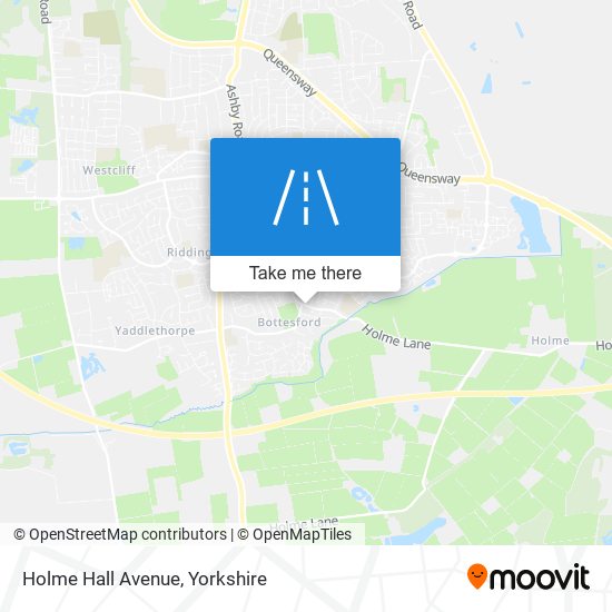 Holme Hall Avenue map