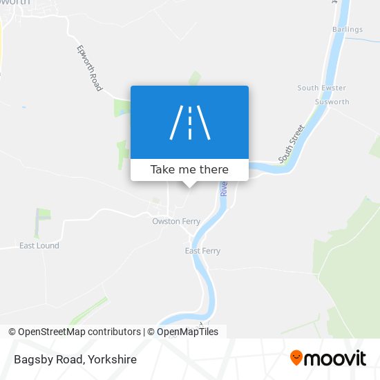 Bagsby Road map
