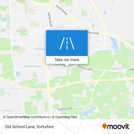 Old School Lane map