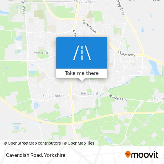 Cavendish Road map