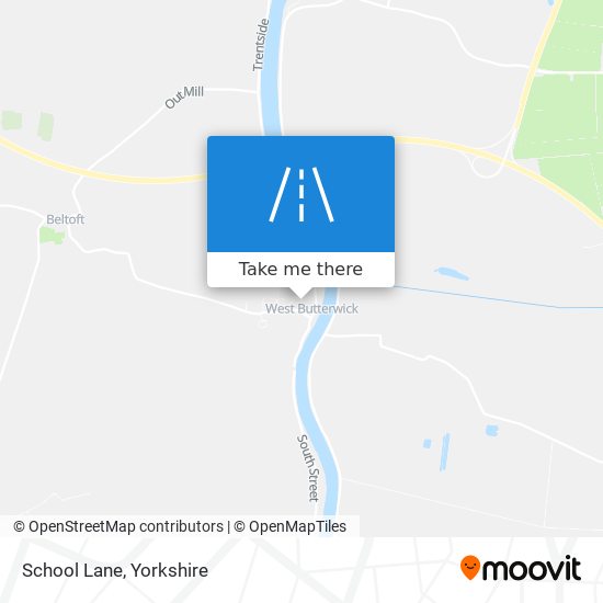 School Lane map