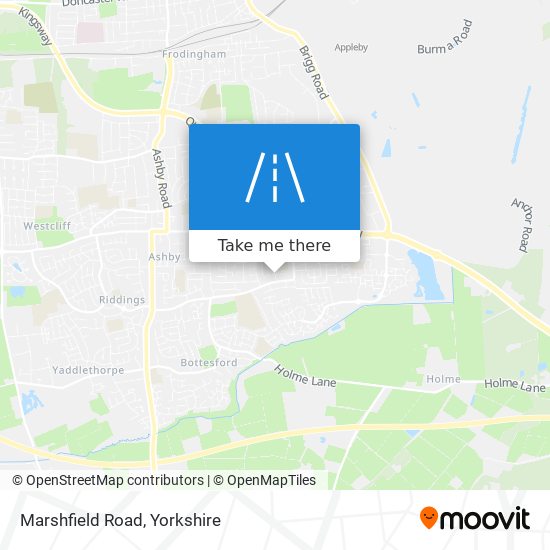 Marshfield Road map