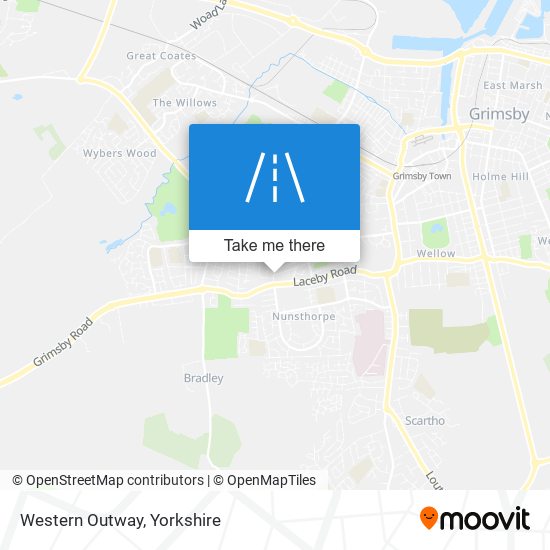 Western Outway map