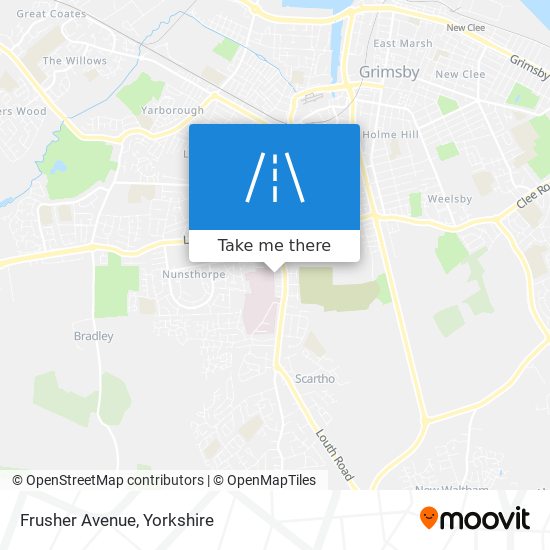 Frusher Avenue map