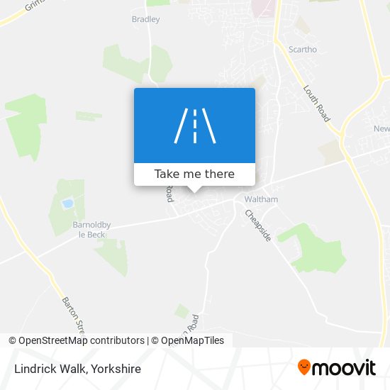 Lindrick Walk map
