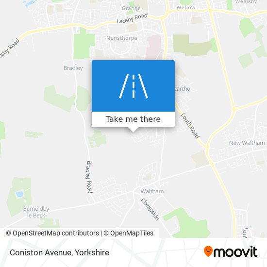 Coniston Avenue map